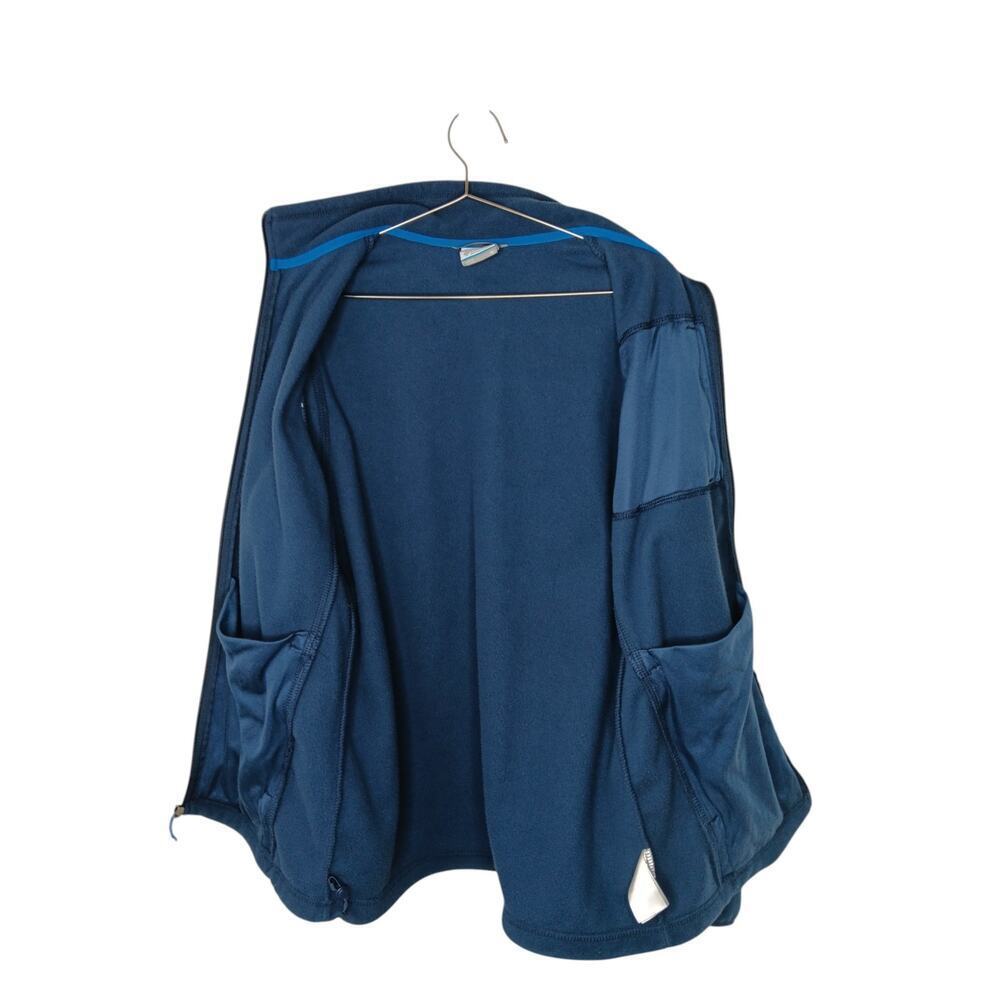 Columbia Men's Full Zip Navy Blue Fleece Jacket Size M Outdoor Hiking Layer - Picture 4 of 14